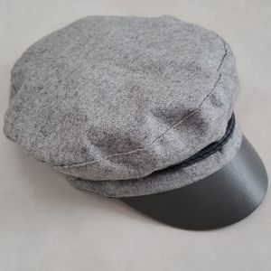 NWT Vince Camuto Faux Leather Herringbone Hat